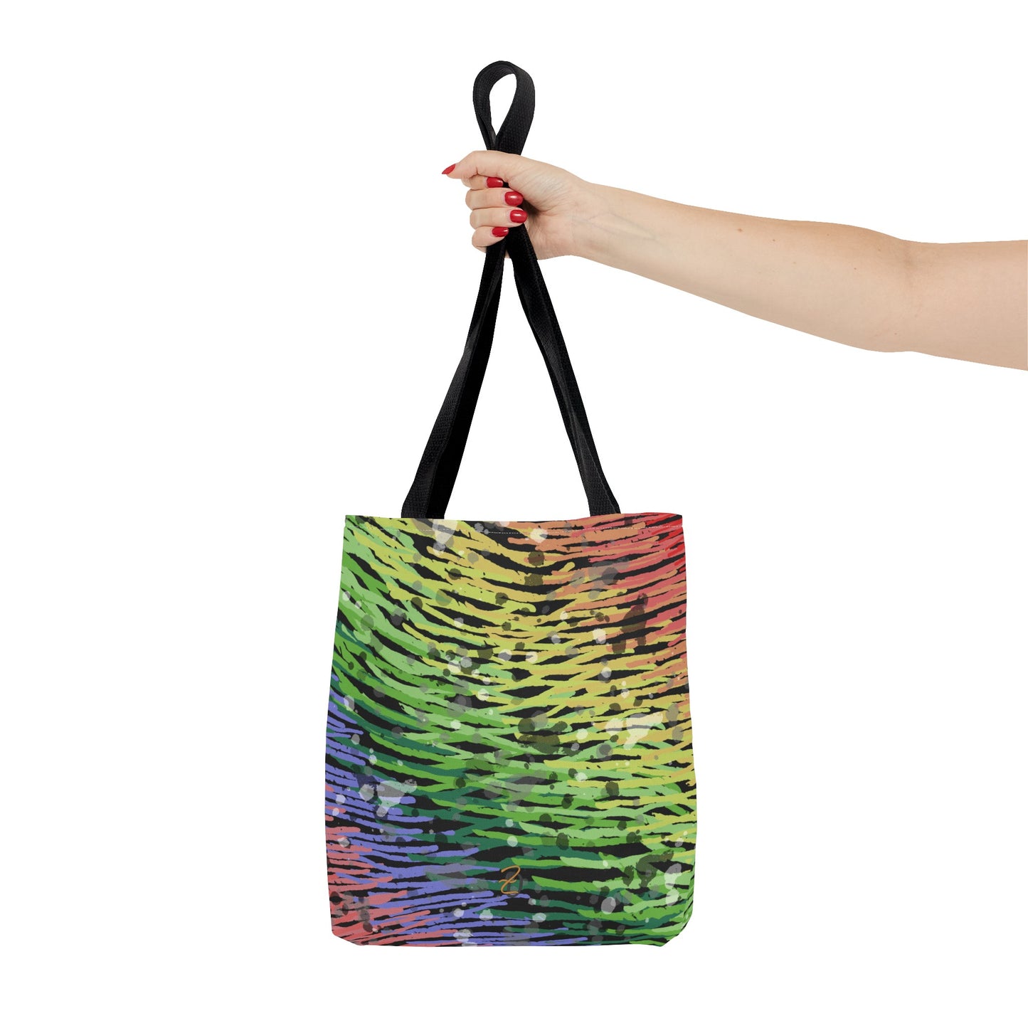 Nighttime Rainbow Tote Bag - Design 7717