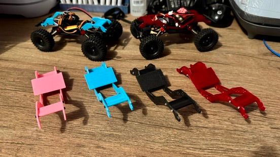 3D Printed Frame Rails for Redcat Ascent-32