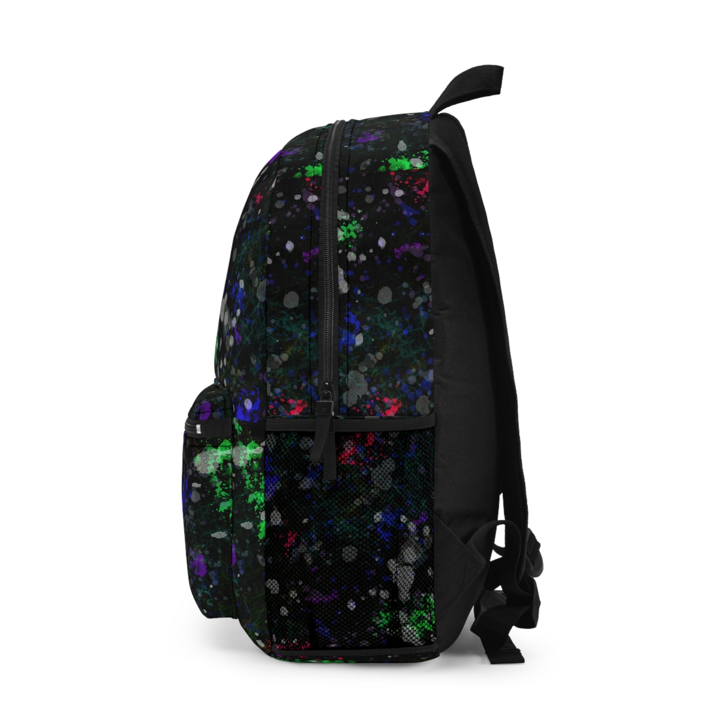Light Backpack - Green Lightening Splat Design 7706