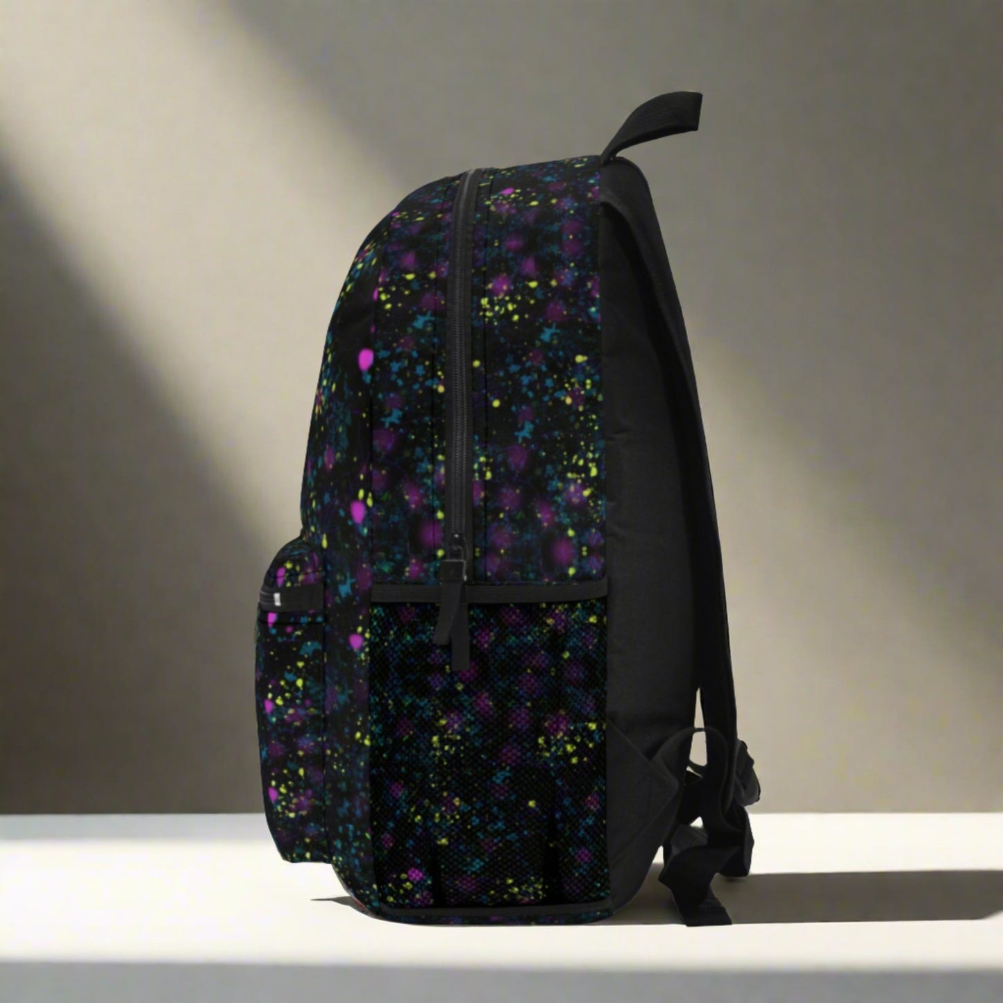 Light Backpack - Digital Dark Splatter Design 7703