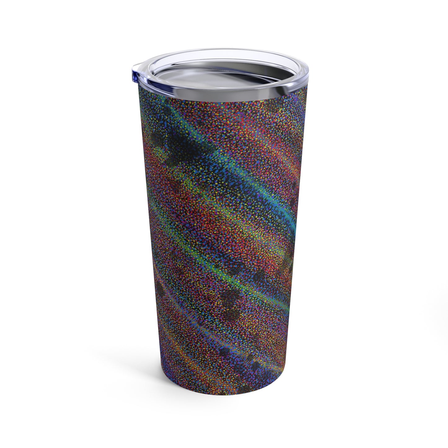 20oz Tumbler - Static Rainbow Design 7718