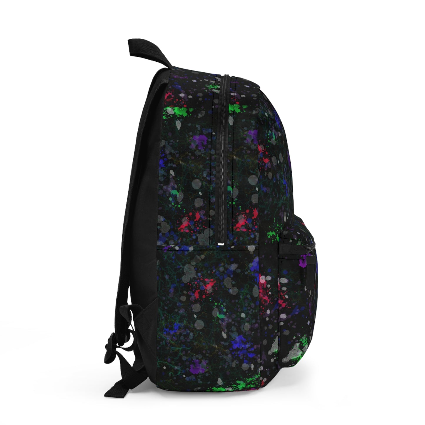 Light Backpack - Green Lightening Splat Design 7706