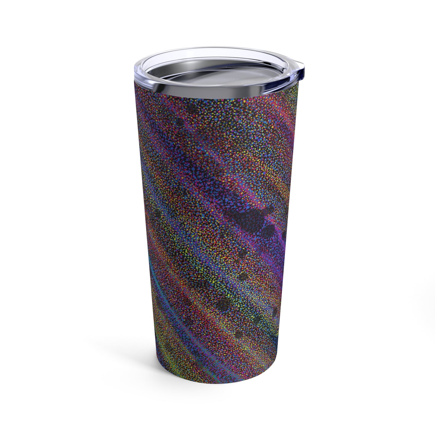 20oz Tumbler - Static Rainbow Design 7718
