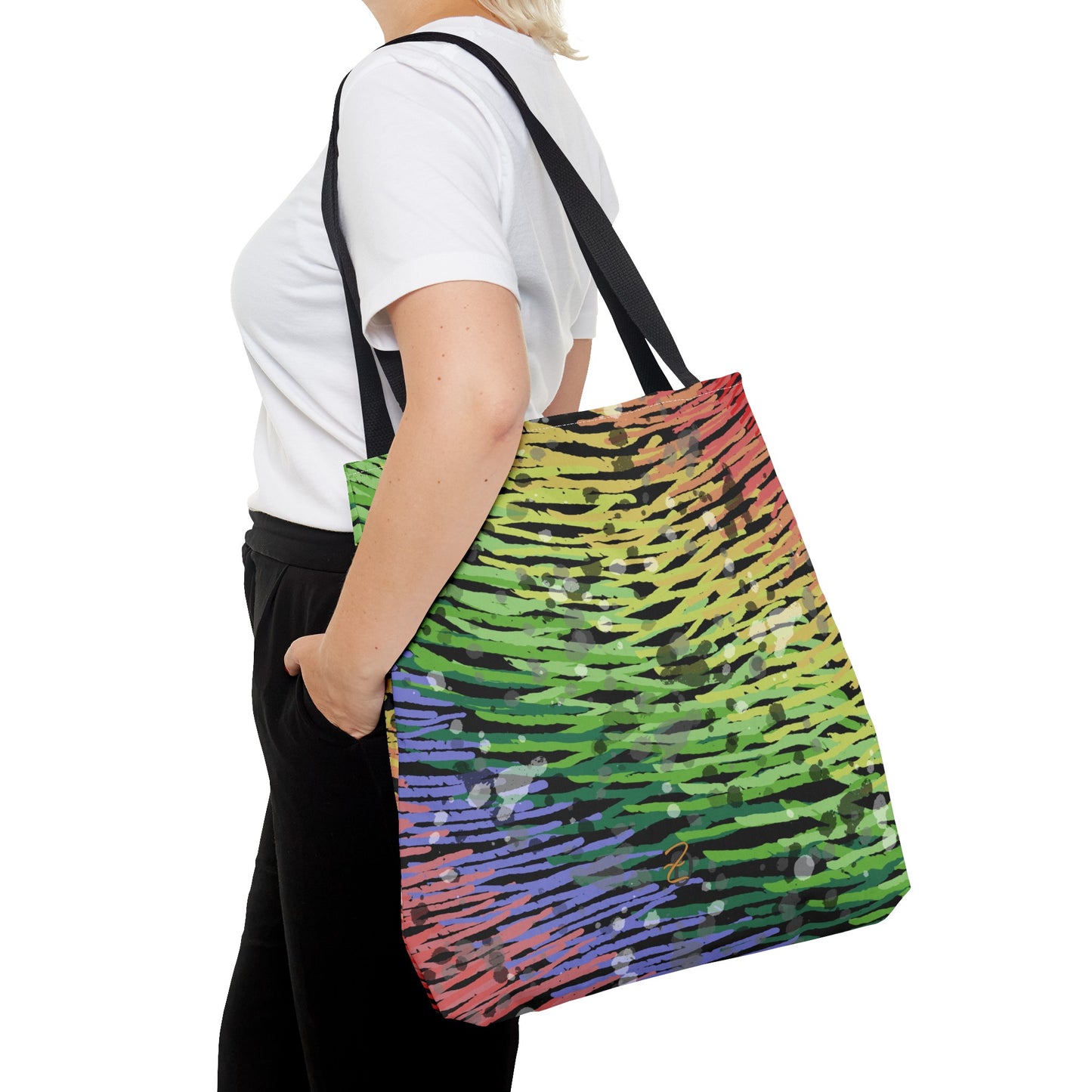 Nighttime Rainbow Tote Bag - Design 7717