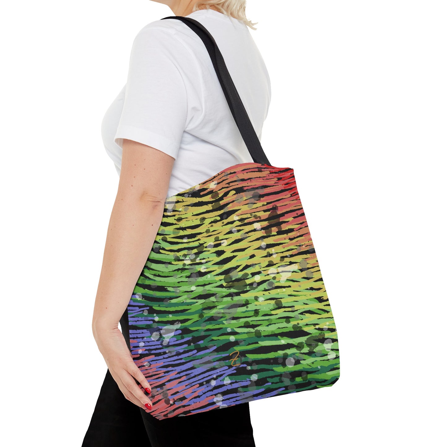 Nighttime Rainbow Tote Bag - Design 7717
