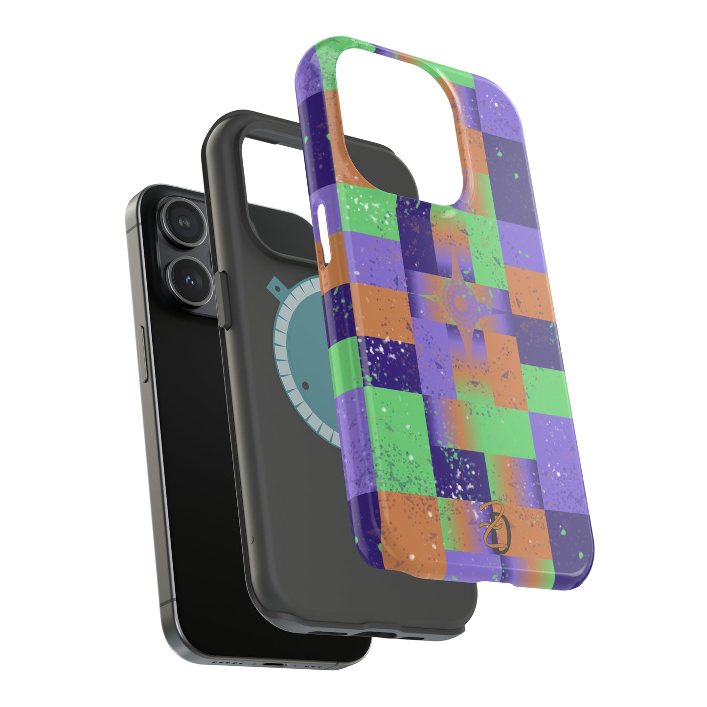 MagSafe Tough Cases - Purple Star Splat Design 7705