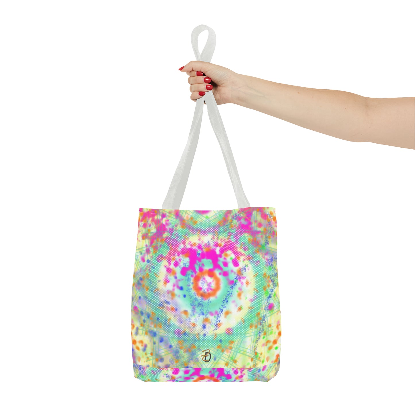 Digital Dye Splat Tote Bag - Design 7710