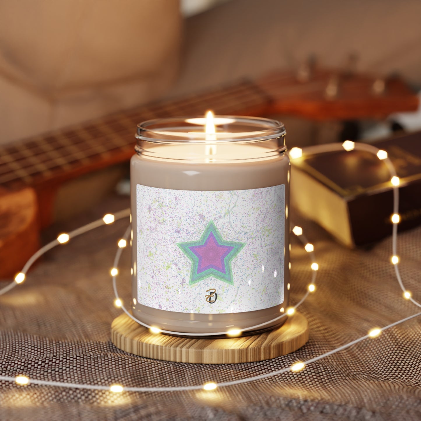 Lightening Star Soy Scented Candle 9oz - Design 7701