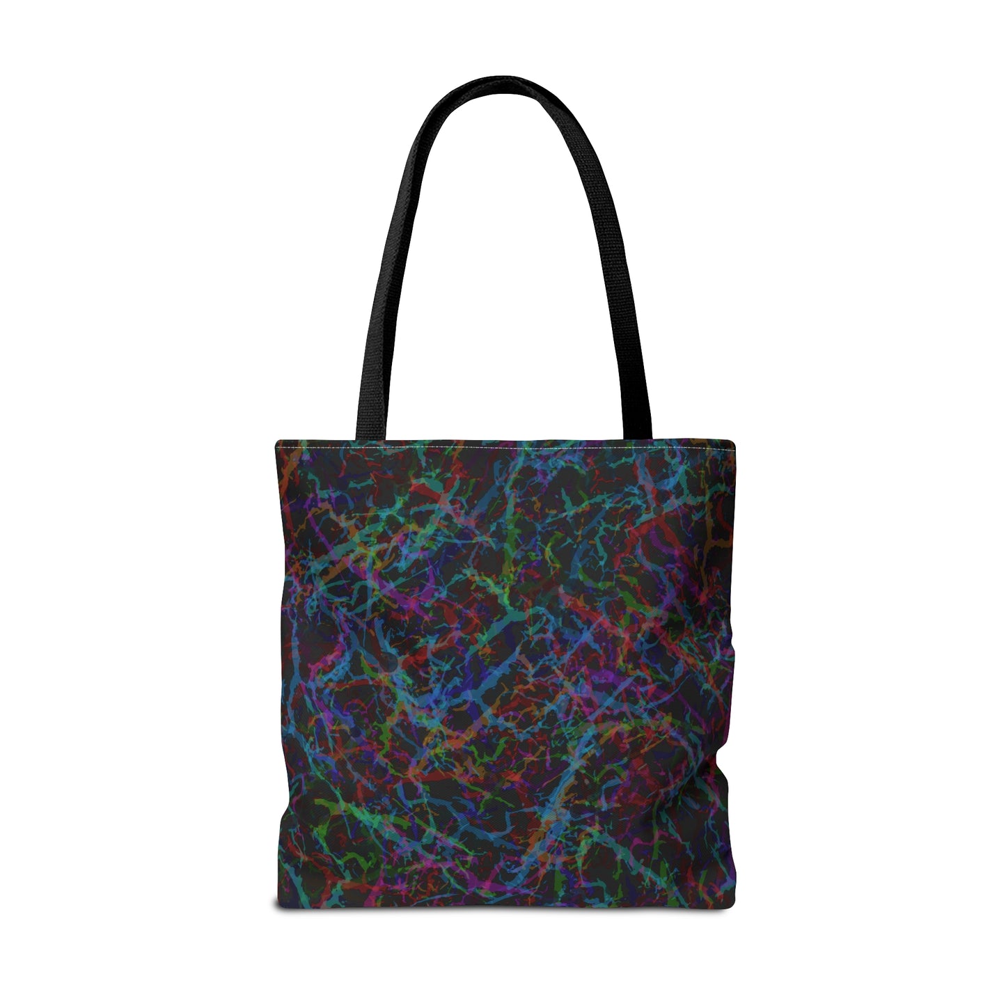 Dark Rainbow Lightening Tote Bag - Design 7712