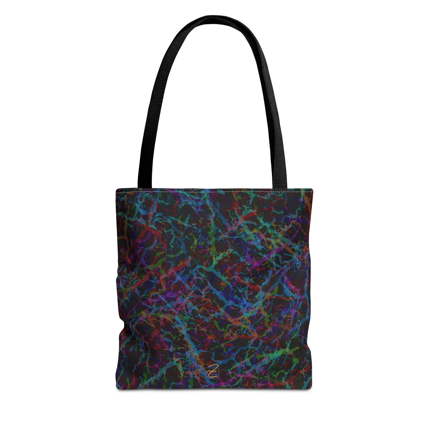 Dark Rainbow Lightening Tote Bag - Design 7712