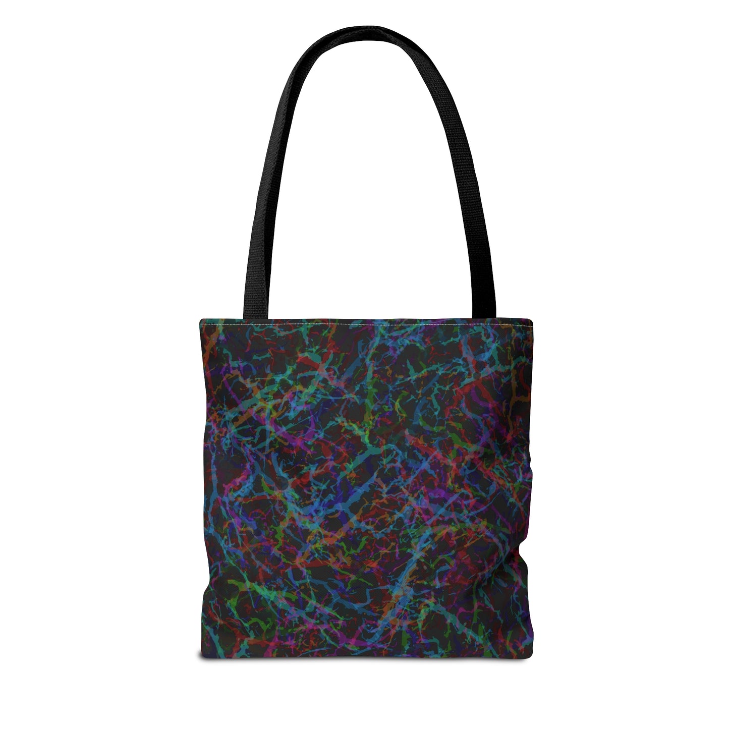 Dark Rainbow Lightening Tote Bag - Design 7712