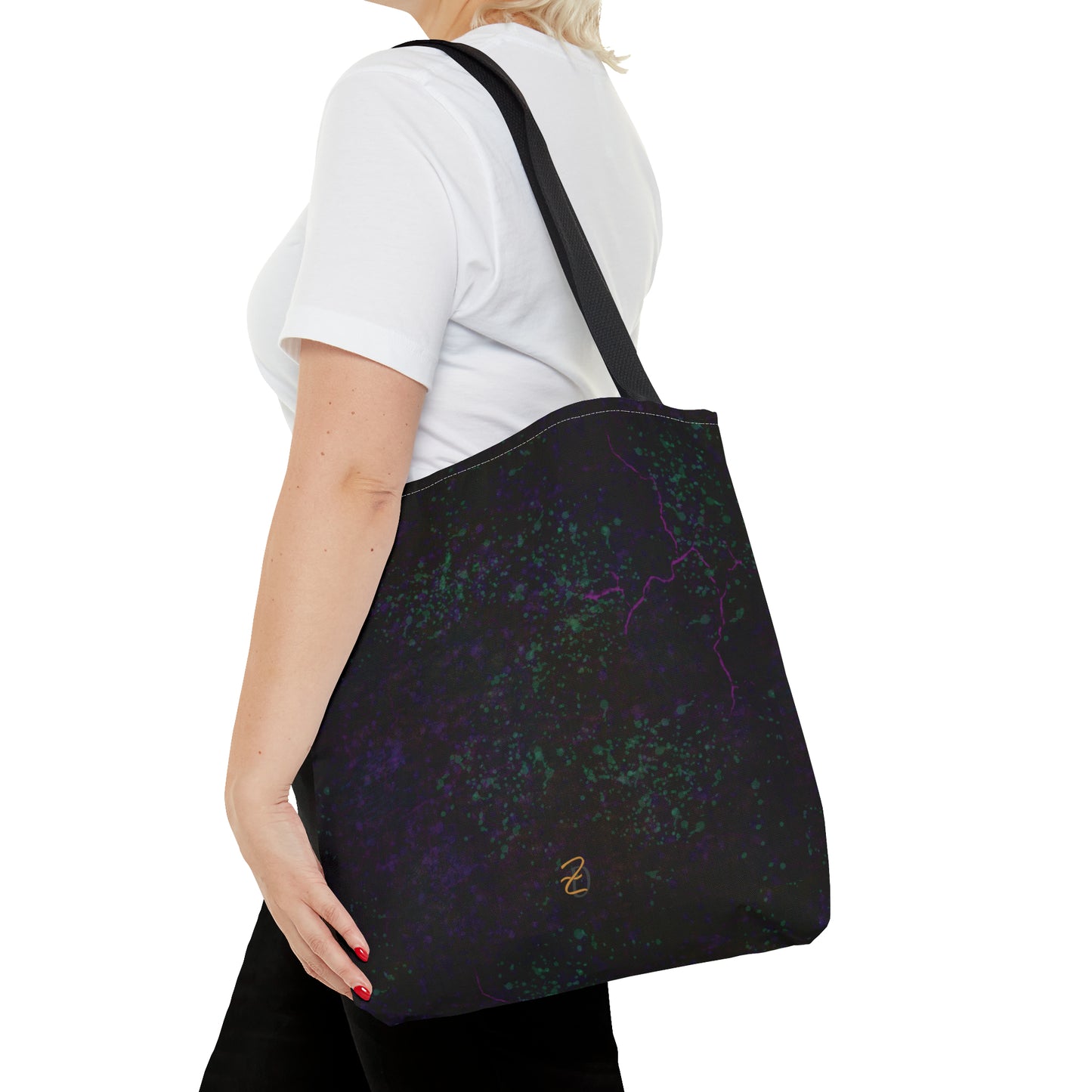 Digital Dark Chaos Tote Bag - Design 7711