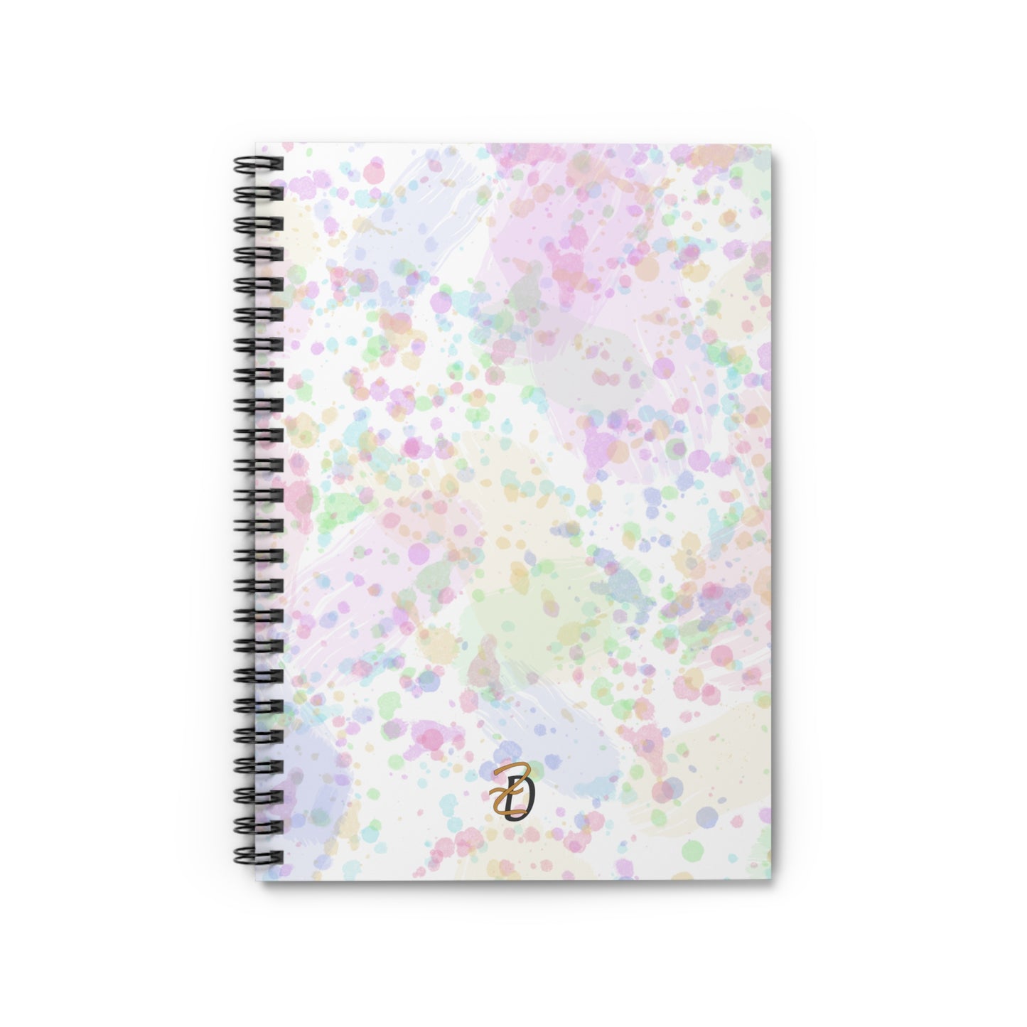 Spring Spots Ruled Spiral Notebook - Design 7709