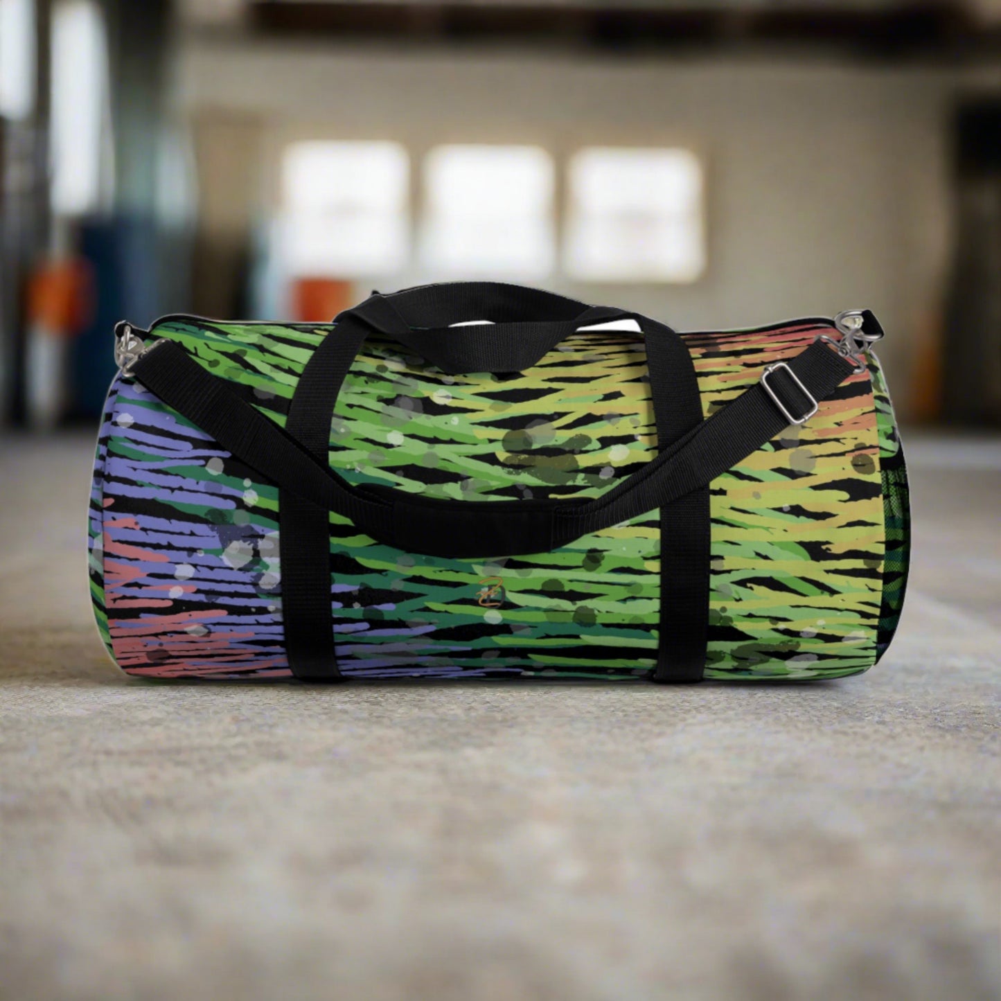 Nighttime Rainbow Duffel Bag - Design 7717