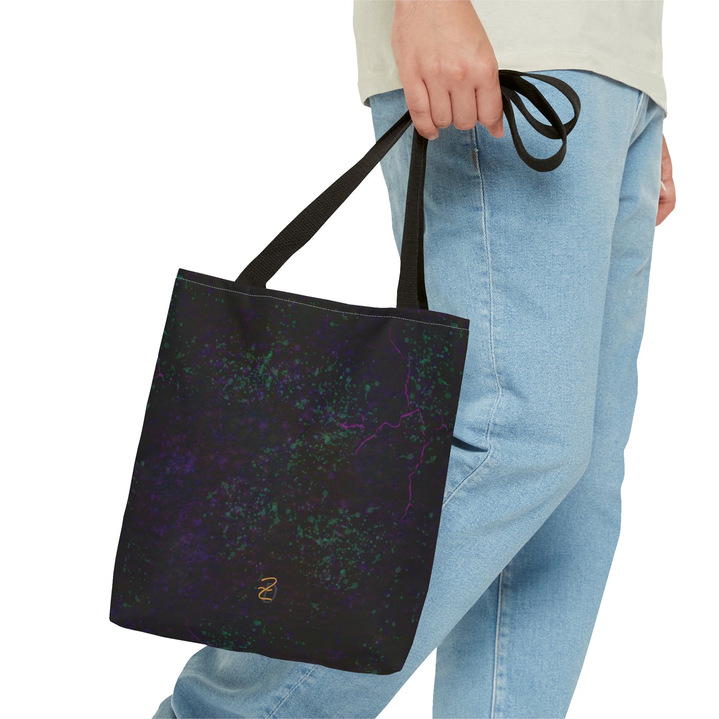 Digital Dark Chaos Tote Bag - Design 7711