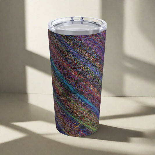 20oz Tumbler - Static Rainbow Design 7718