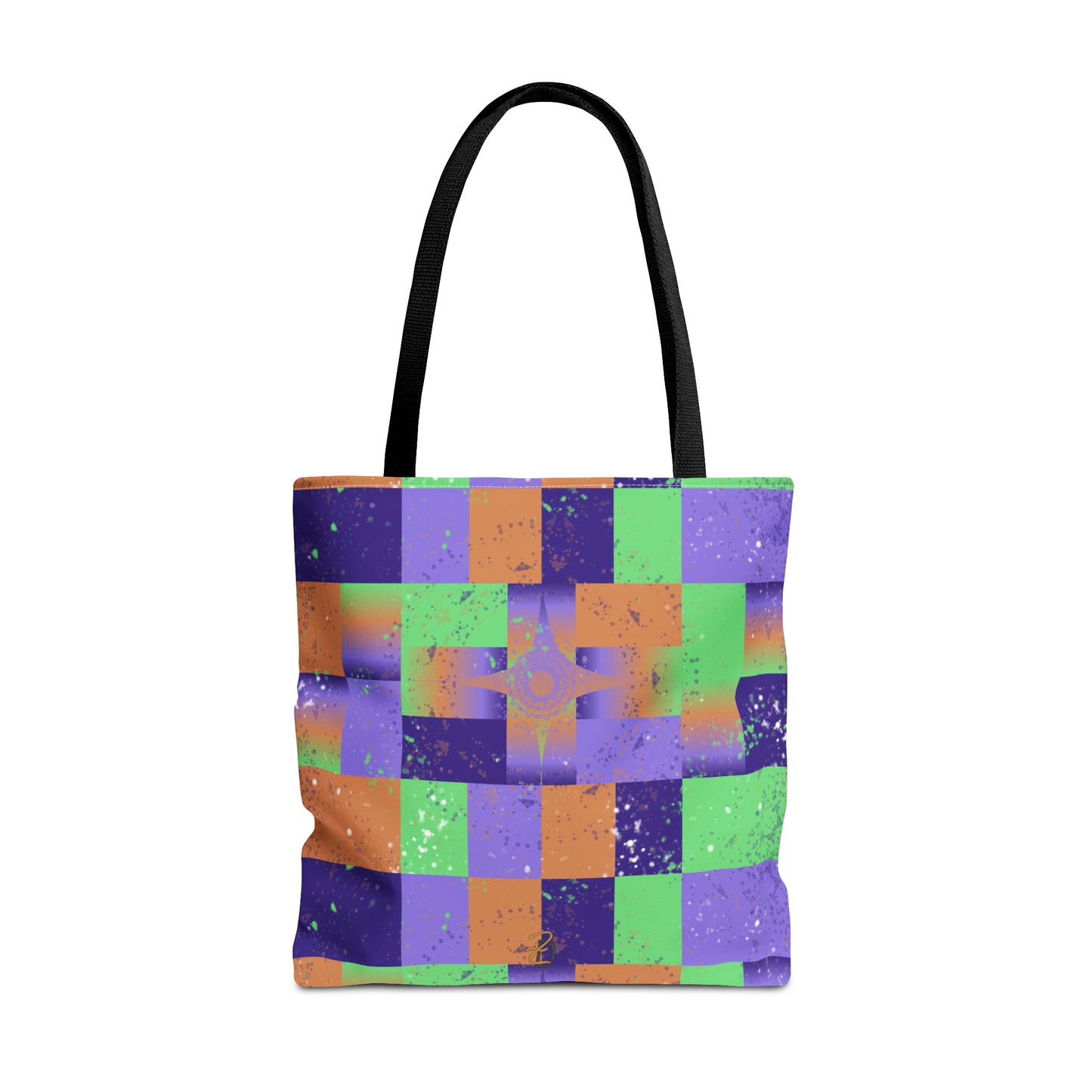 Tote Bag - Purple Star Splat Design 7705