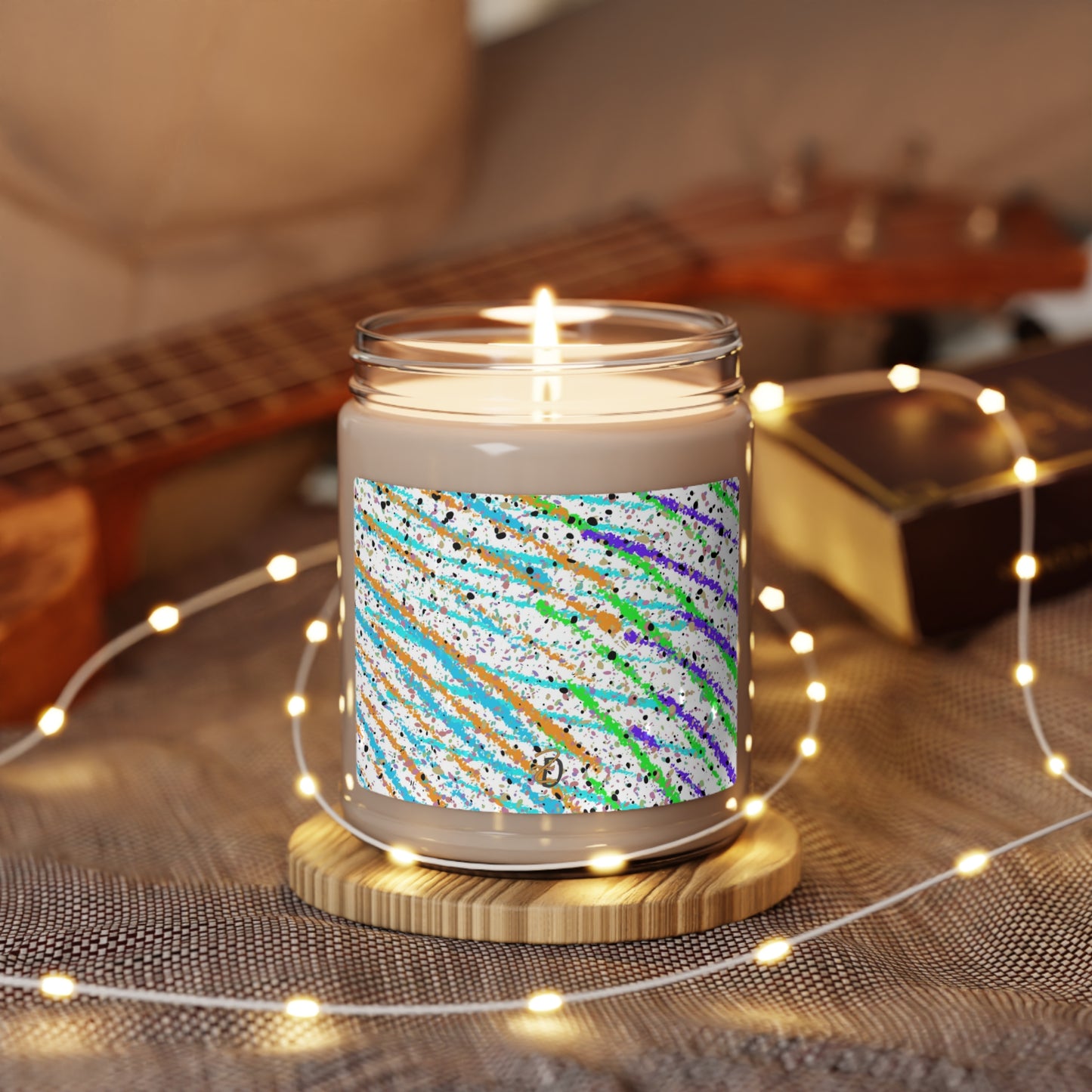 Neon Trails Soy Scented Candle 9oz - Design 7715