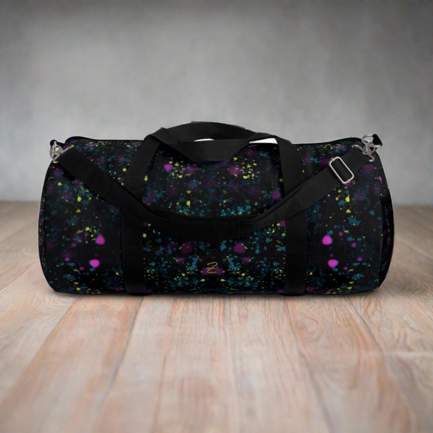 Digital Dark Splatter Duffel Bag - Design 7703