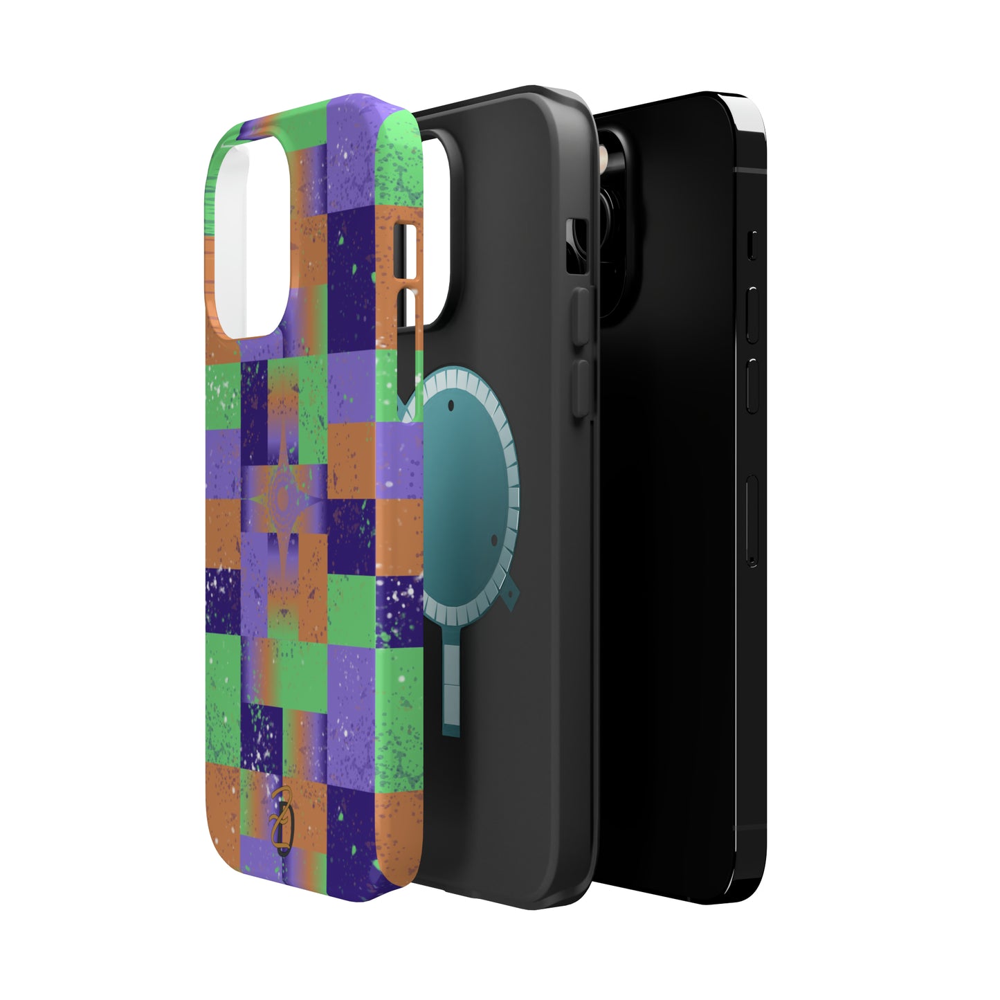 MagSafe Tough Cases - Purple Star Splat Design 7705