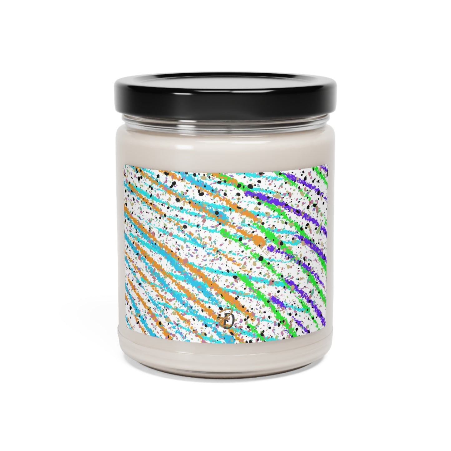 Neon Trails Soy Scented Candle 9oz - Design 7715