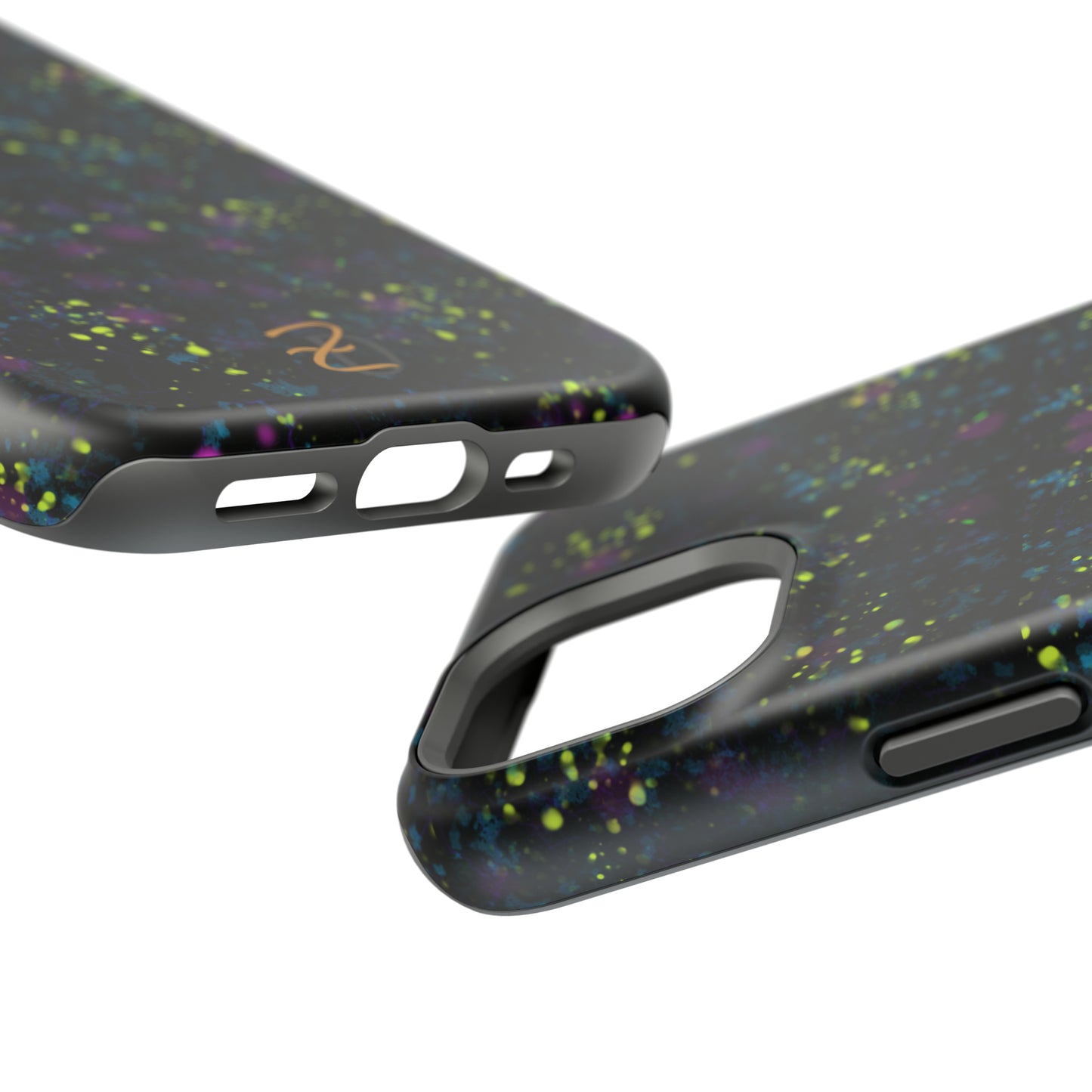 MagSafe Tough Cases - Digital Dark Splatter Design 7703