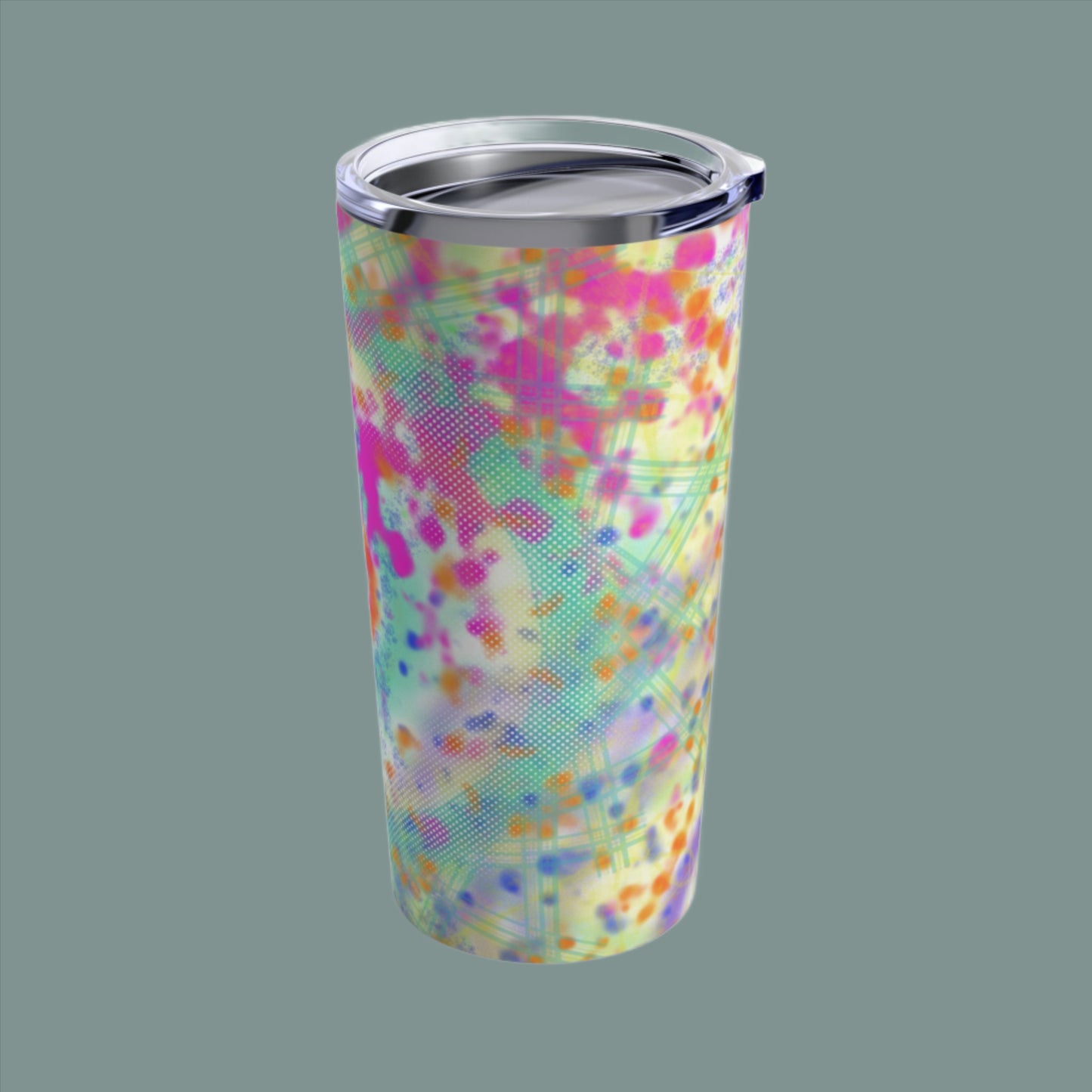 20oz Tumbler - Digital Dye Splat Design 7710
