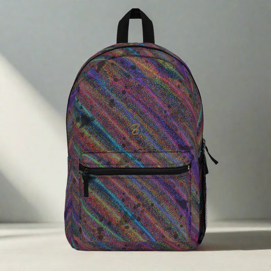 Light Backpack - Static Rainbow Design 7718