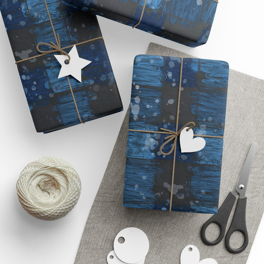 Blue Wrapping Paper