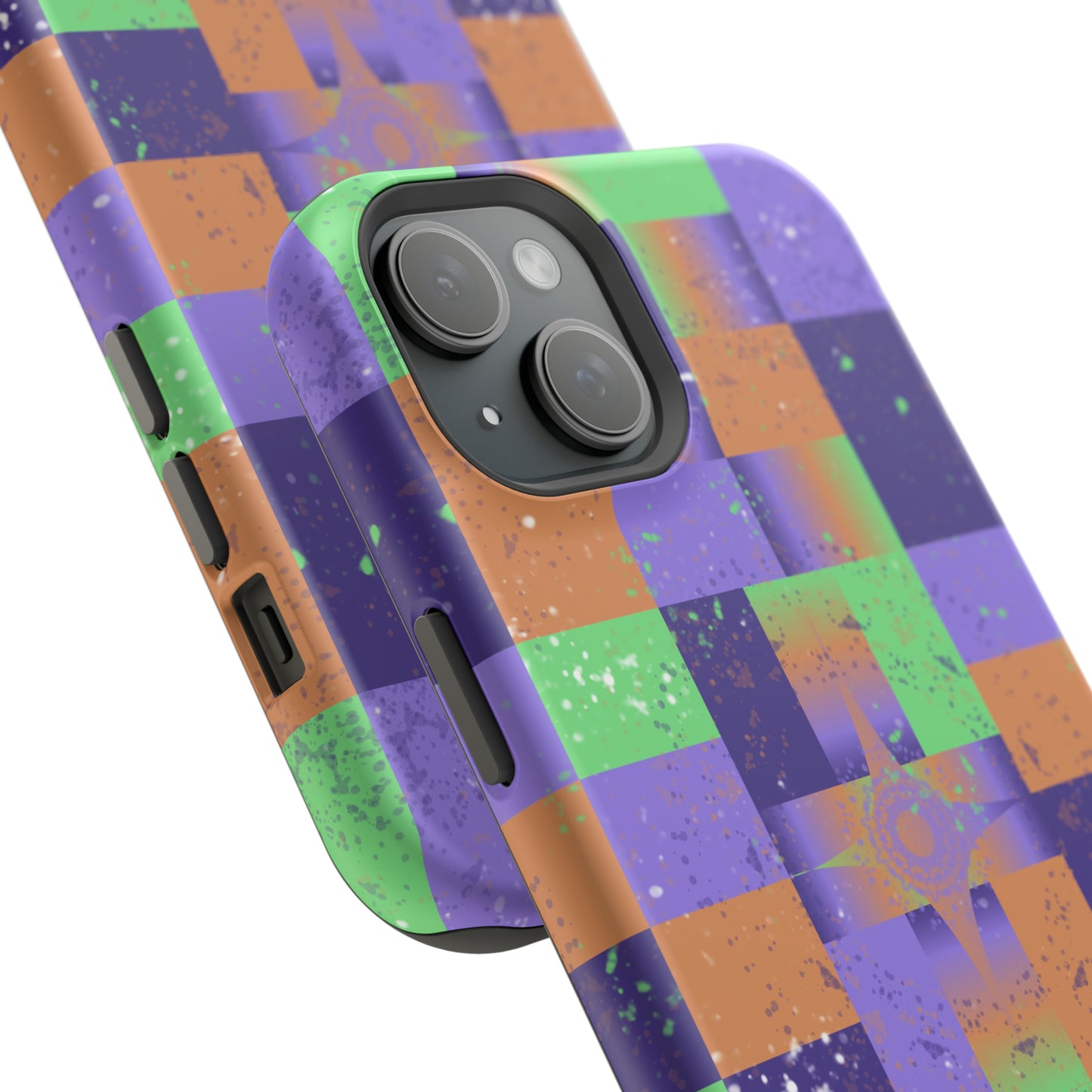 MagSafe Tough Cases - Purple Star Splat Design 7705