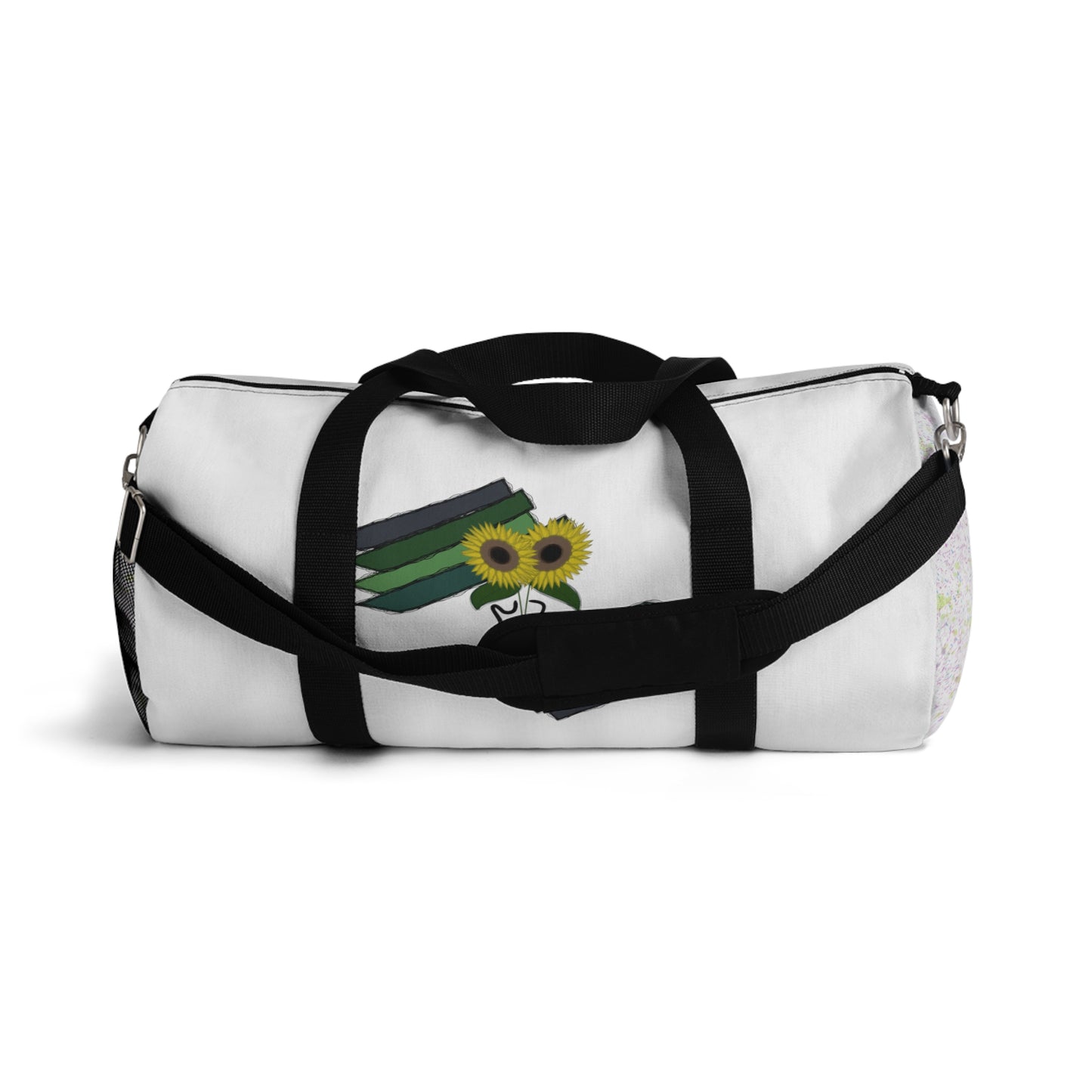 Sunflower Guitar Vase Duffel Bag - Design 7702