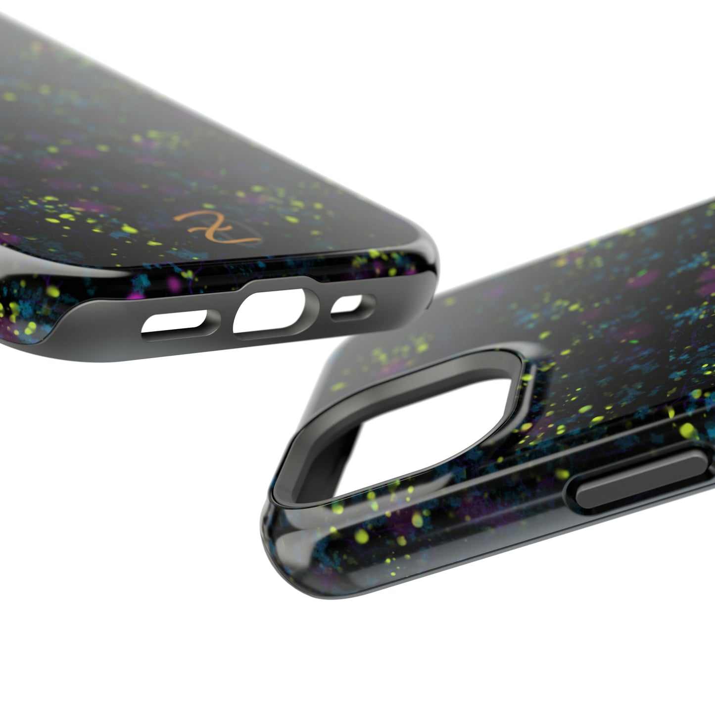 MagSafe Tough Cases - Digital Dark Splatter Design 7703