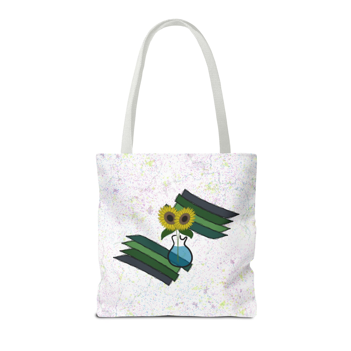 Tote Bag - Sunflower Guitar Vase Design 7702