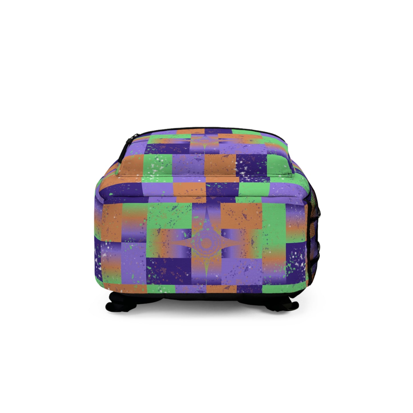 Light Backpack - Purple Star Splat Design 7705