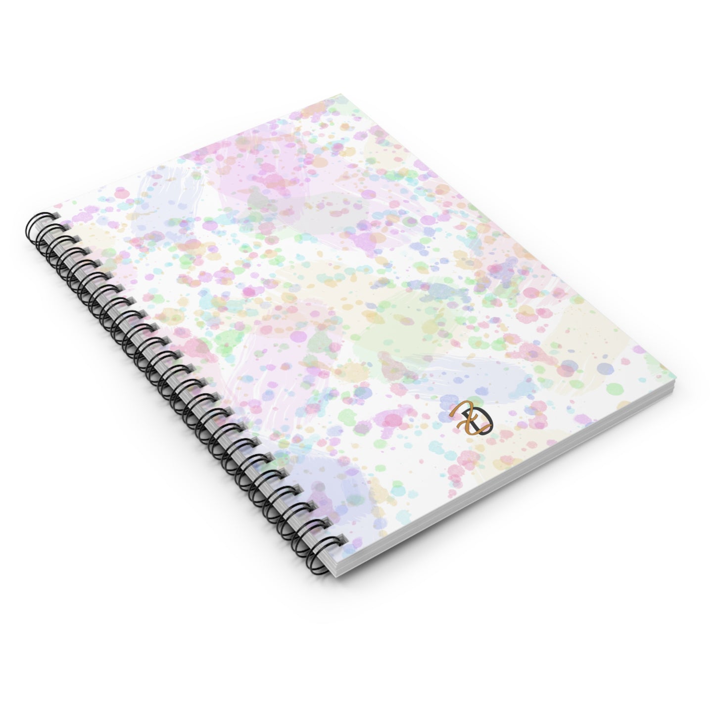 Spring Spots Ruled Spiral Notebook - Design 7709