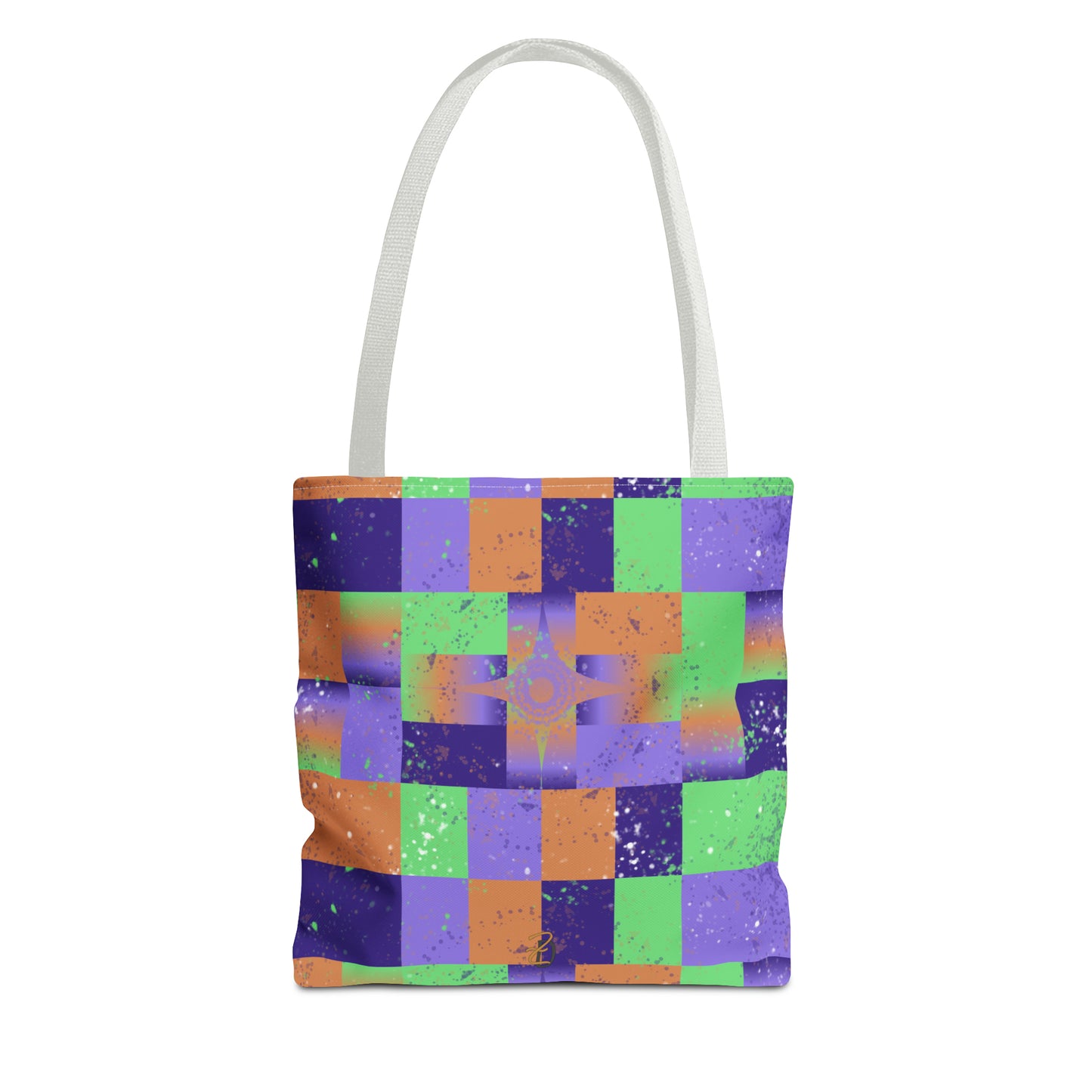 Tote Bag - Purple Star Splat Design 7705