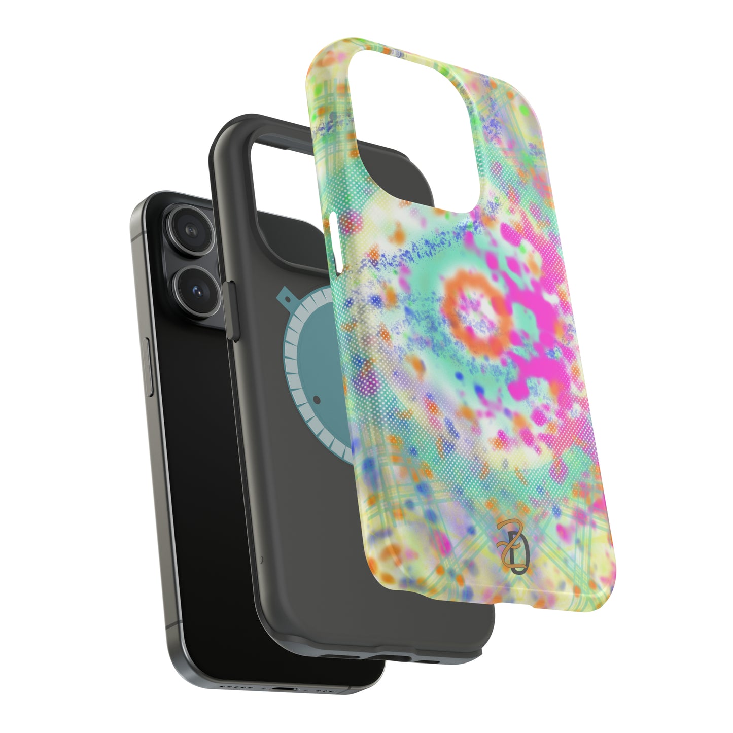 MagSafe Tough Cases - Digital Dye Splat Design 7710