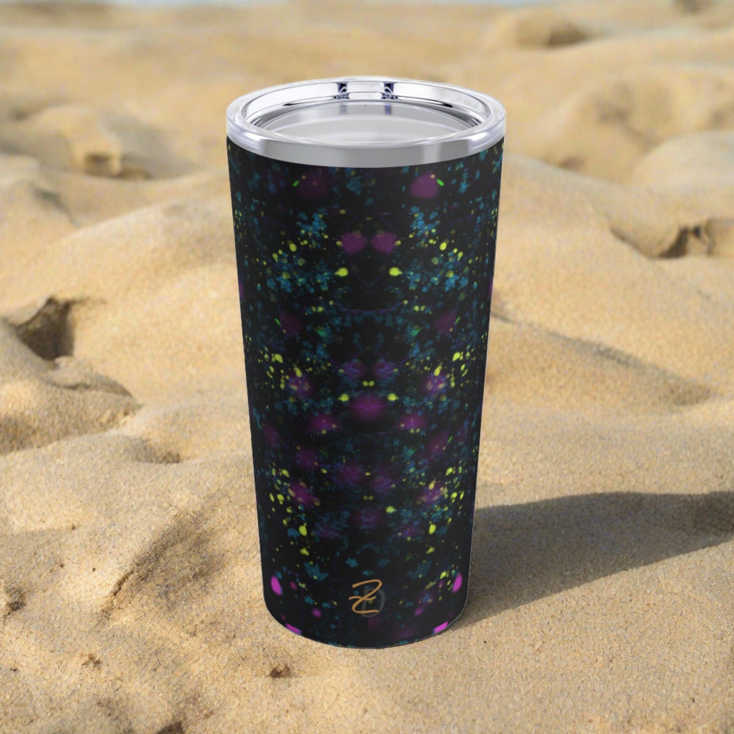 20oz Tumbler - Digital Dark Splatter Design 7703