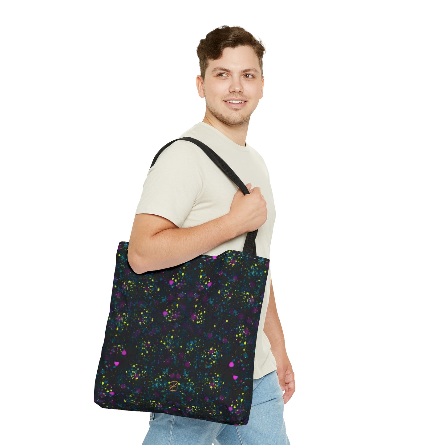 Tote Bag - Digital Dark Splatter Design 7703