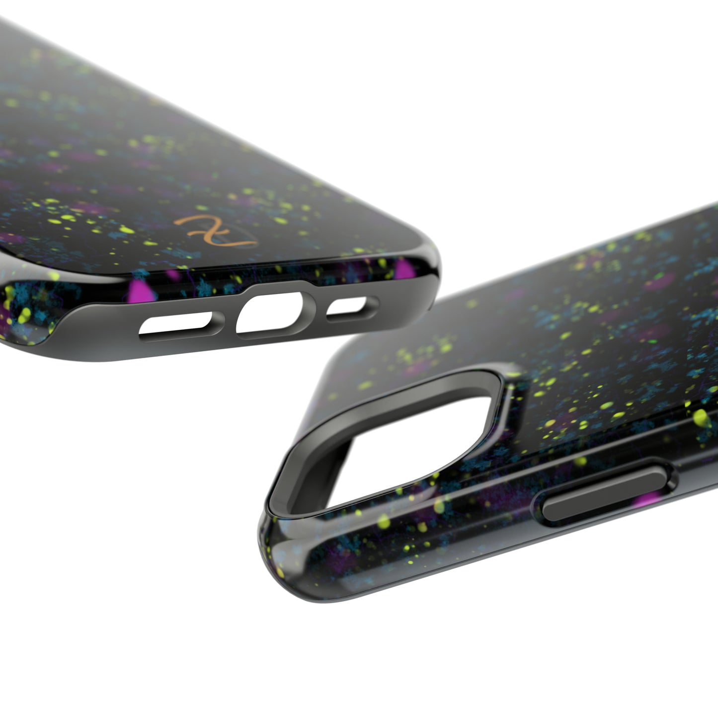 MagSafe Tough Cases - Digital Dark Splatter Design 7703