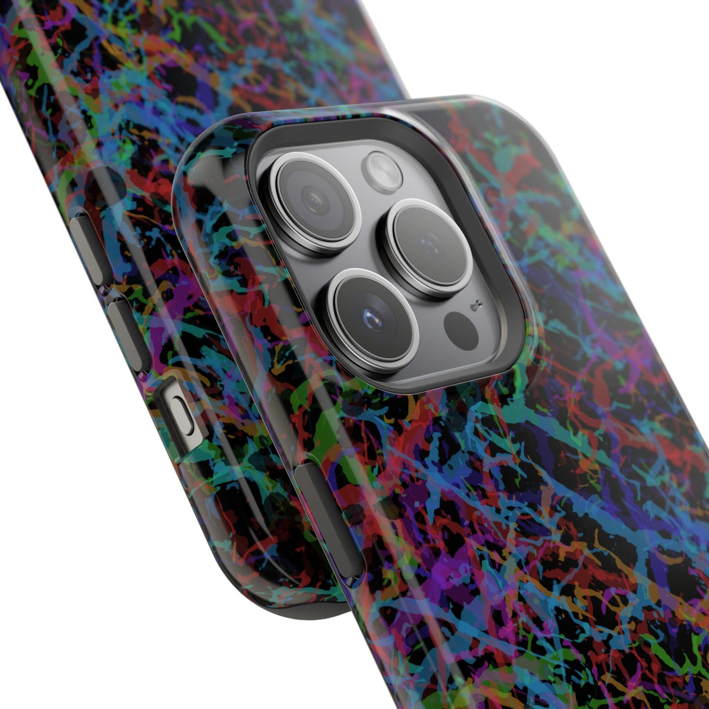 MagSafe Tough Cases - Dark Rainbow Lightening Design 7712