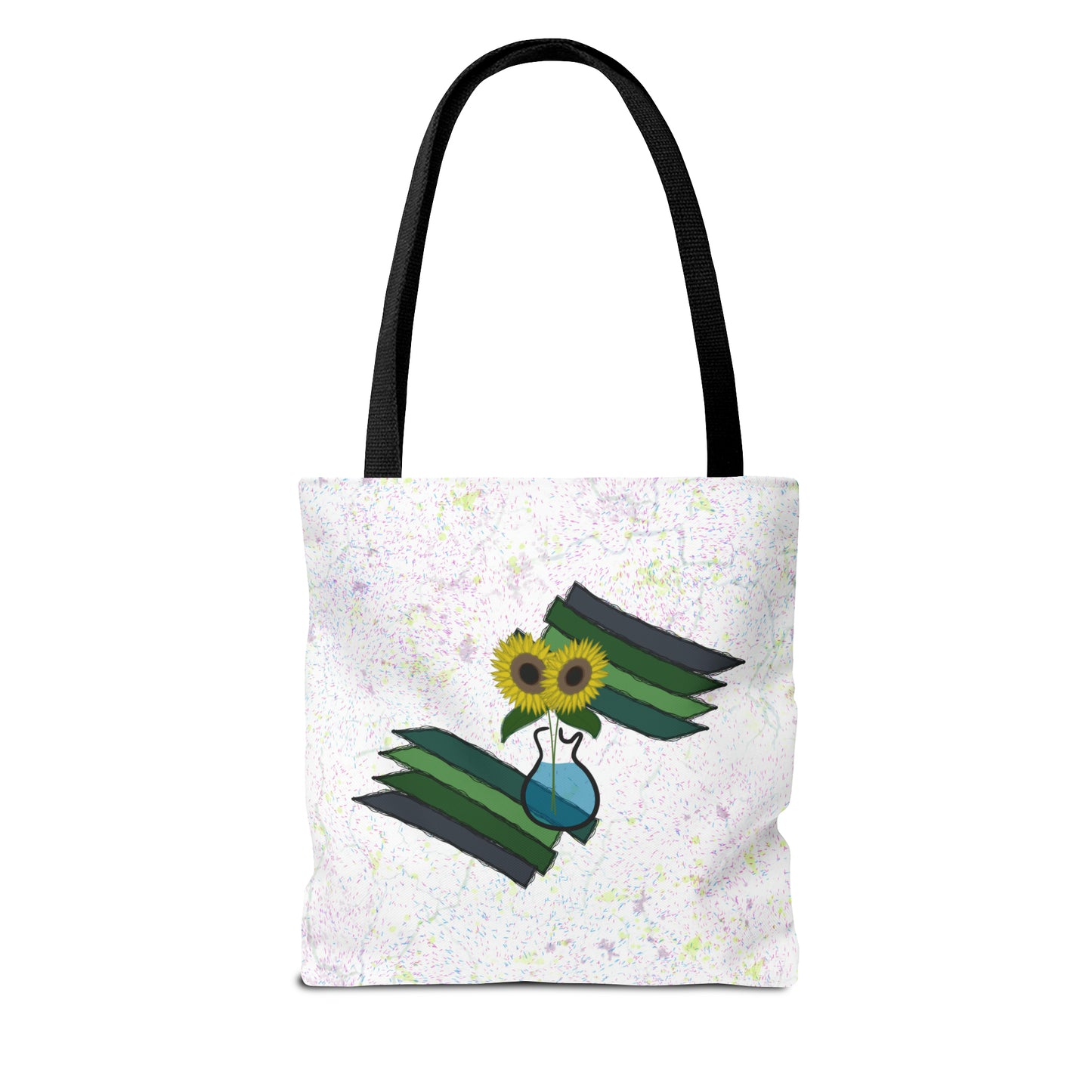 Tote Bag - Sunflower Guitar Vase Design 7702