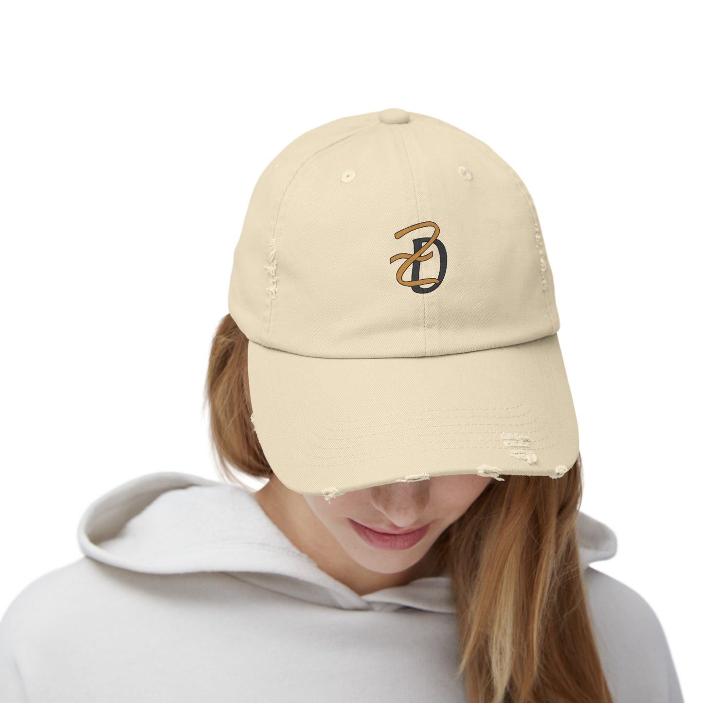 Unisex Distressed Cap - ZD Logo