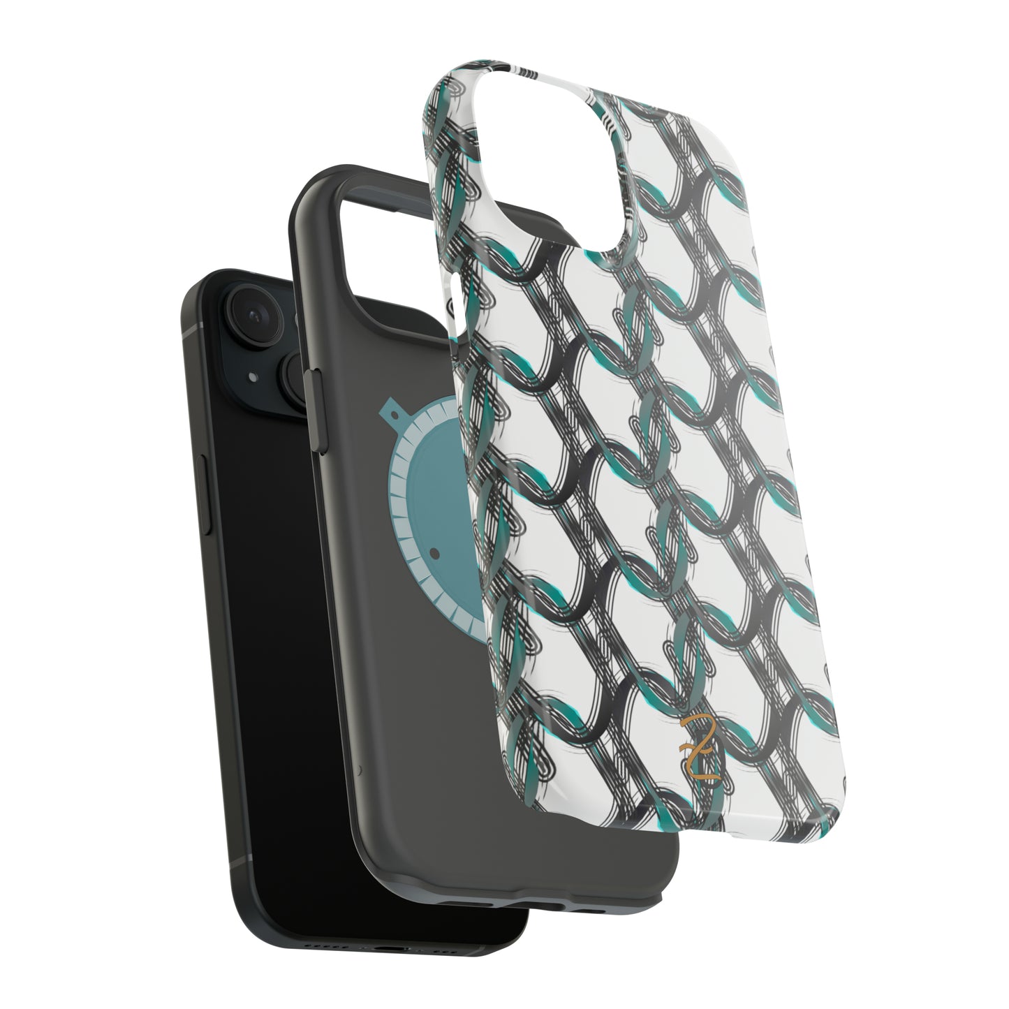 MagSafe Tough Cases - Digital Hoop Linked Design 7707