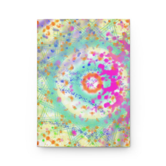 Digital Dye Splat Hardcover Journal - Design 7710