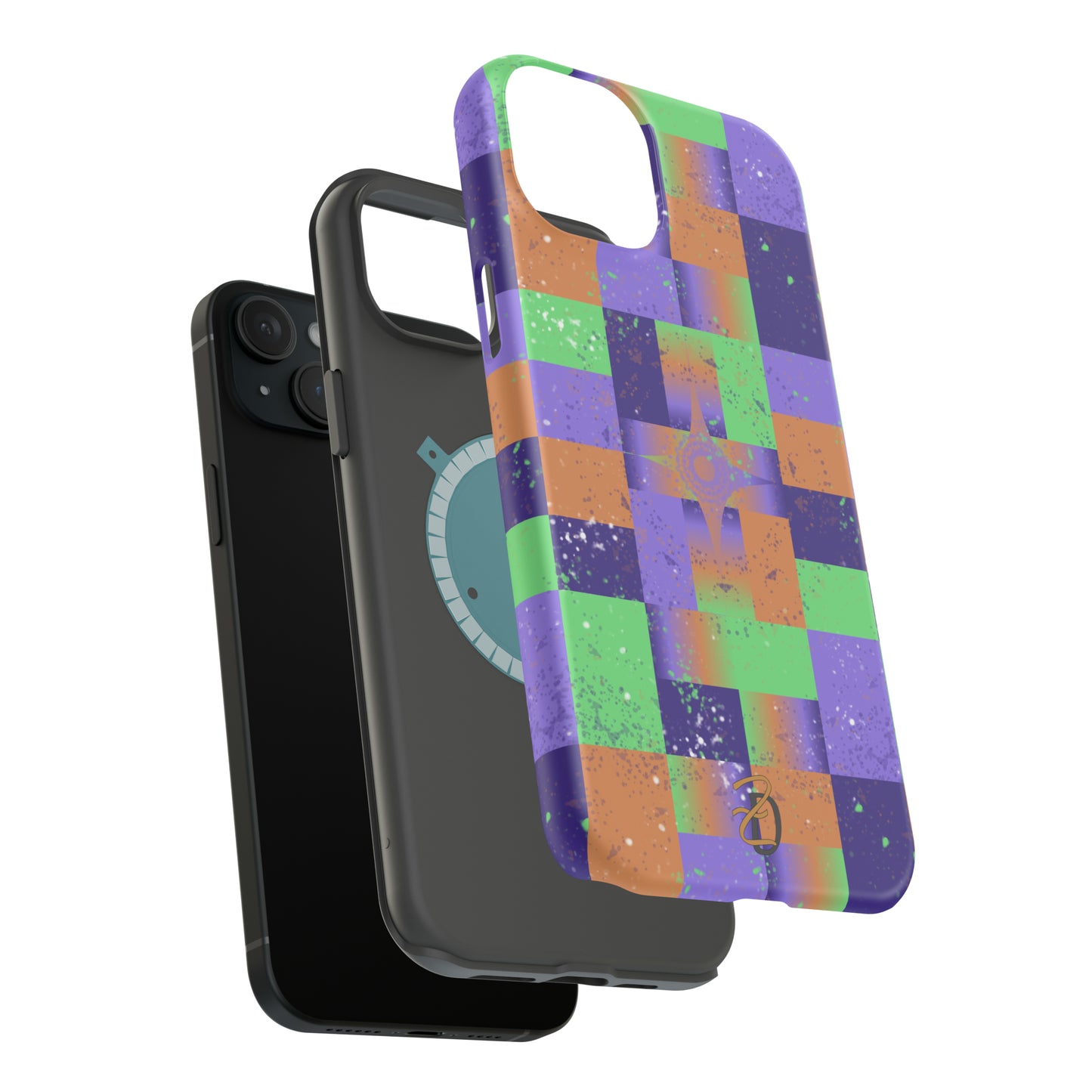 MagSafe Tough Cases - Purple Star Splat Design 7705