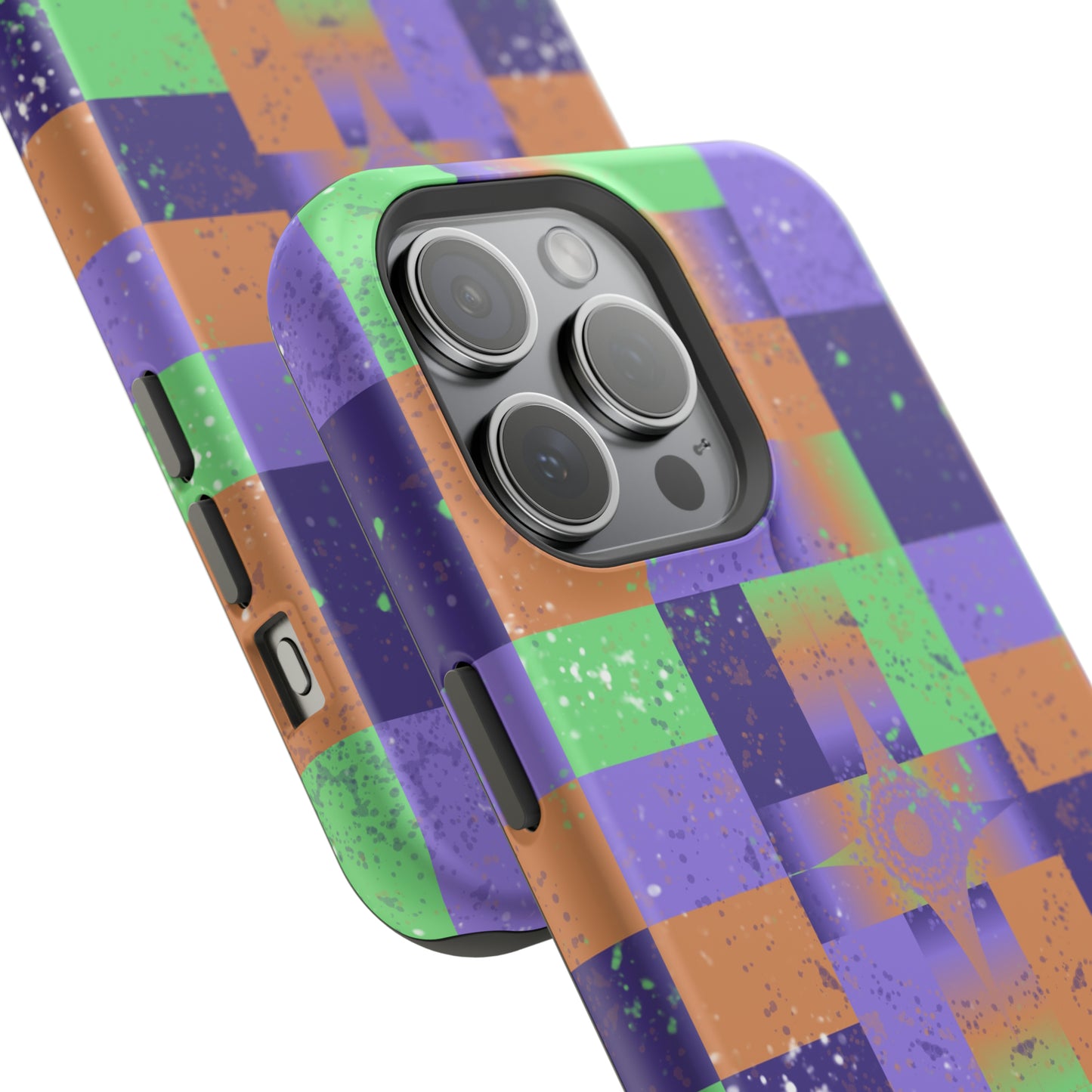 MagSafe Tough Cases - Purple Star Splat Design 7705