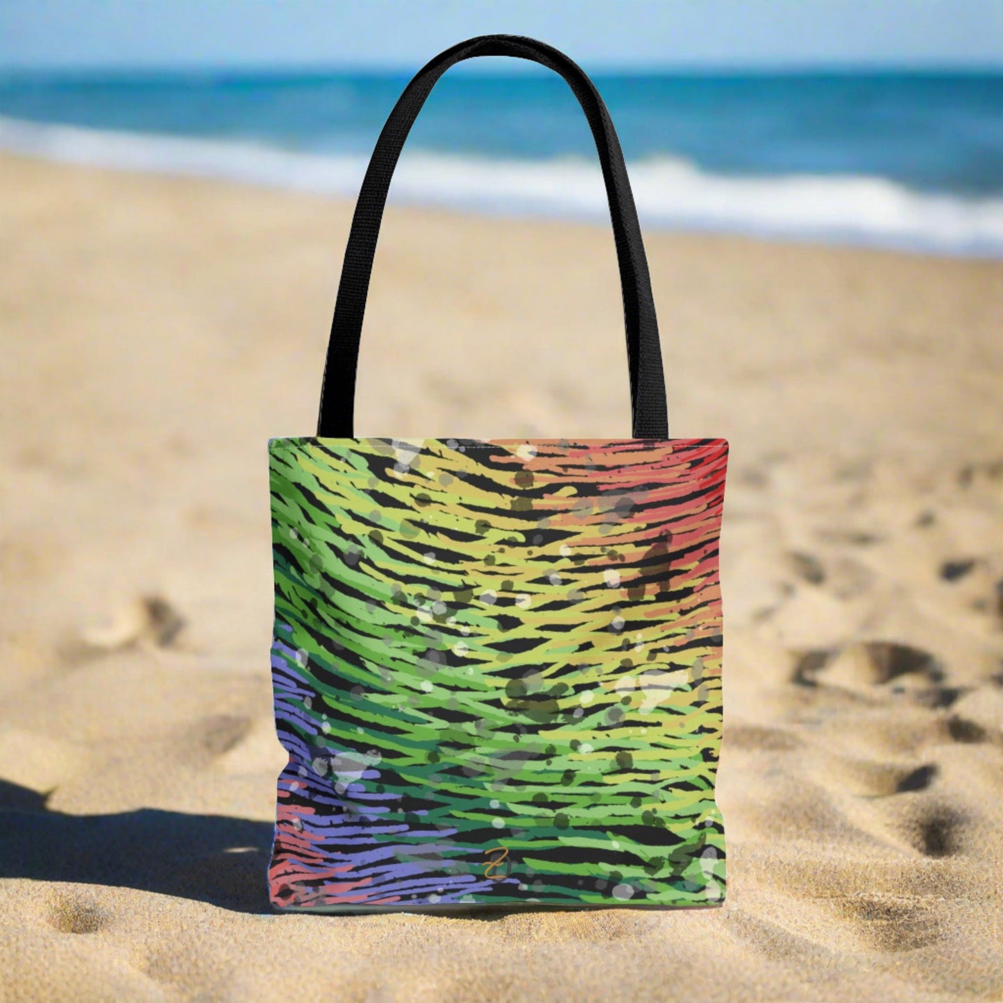 Nighttime Rainbow Tote Bag - Design 7717