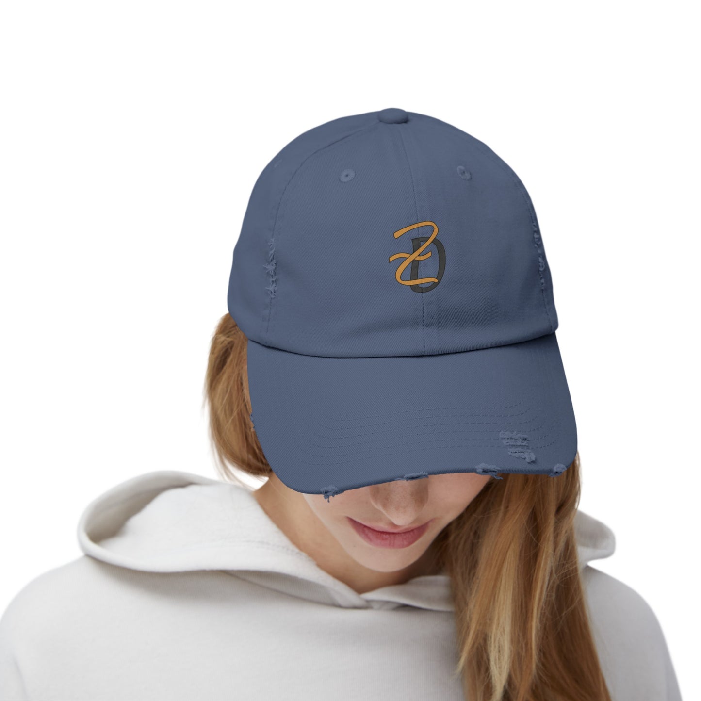 Unisex Distressed Cap - ZD Logo