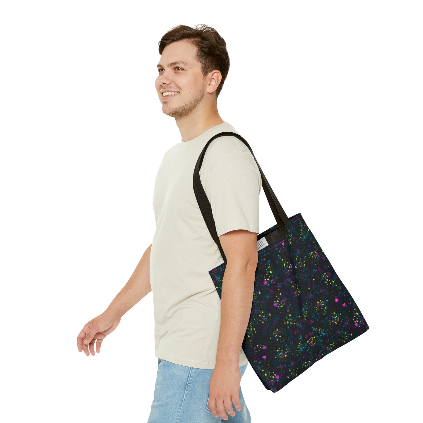 Tote Bag - Digital Dark Splatter Design 7703